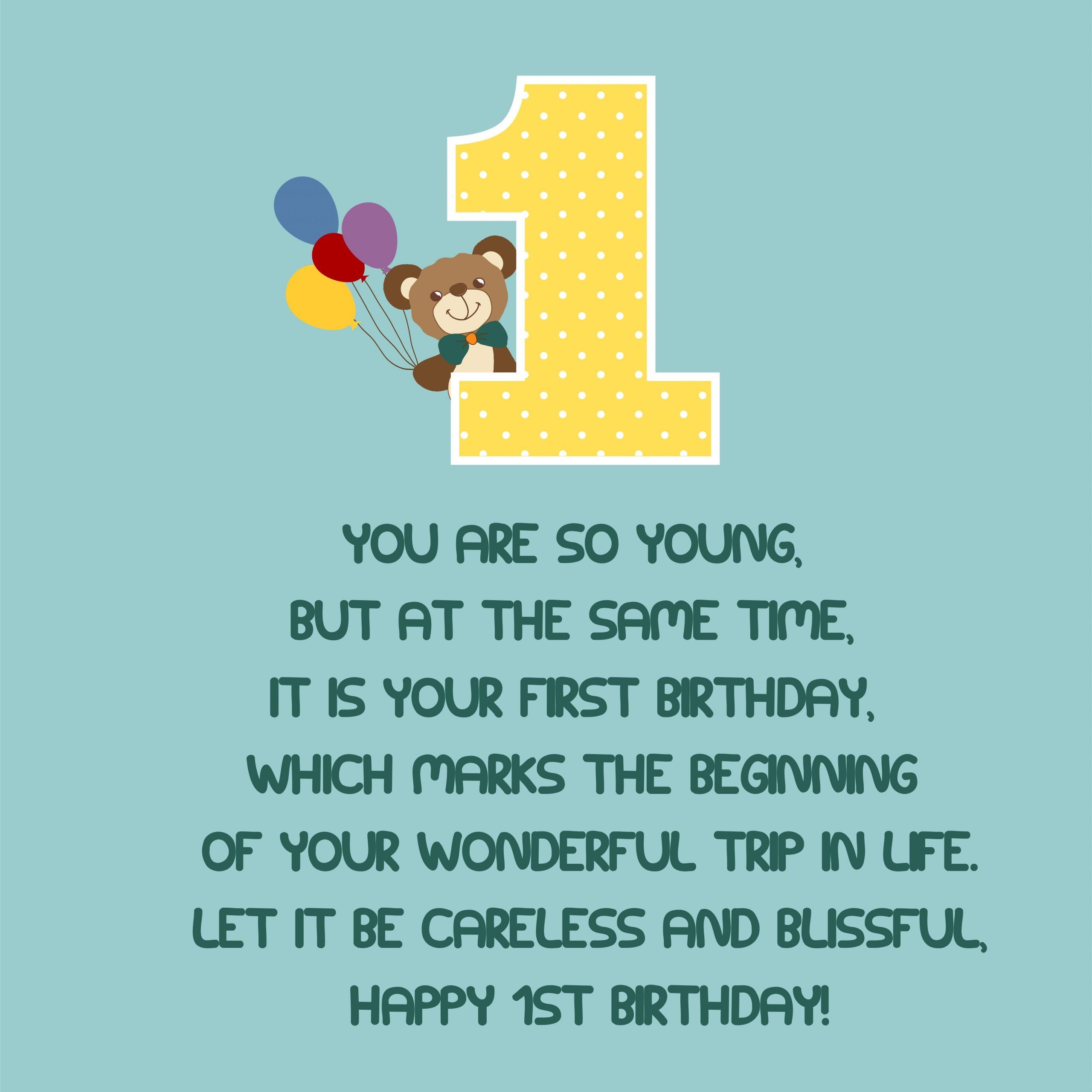 Detail Quotes For First Birthday Of Son Nomer 29