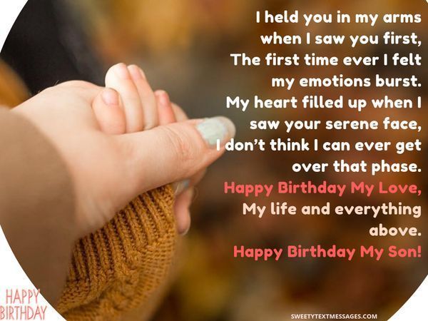 Detail Quotes For First Birthday Of Son Nomer 47