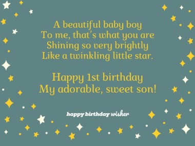 Detail Quotes For First Birthday Of Son Nomer 10