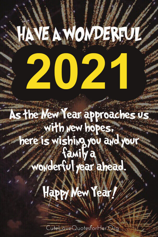 Detail Quotes Happy New Year 2021 Nomer 3