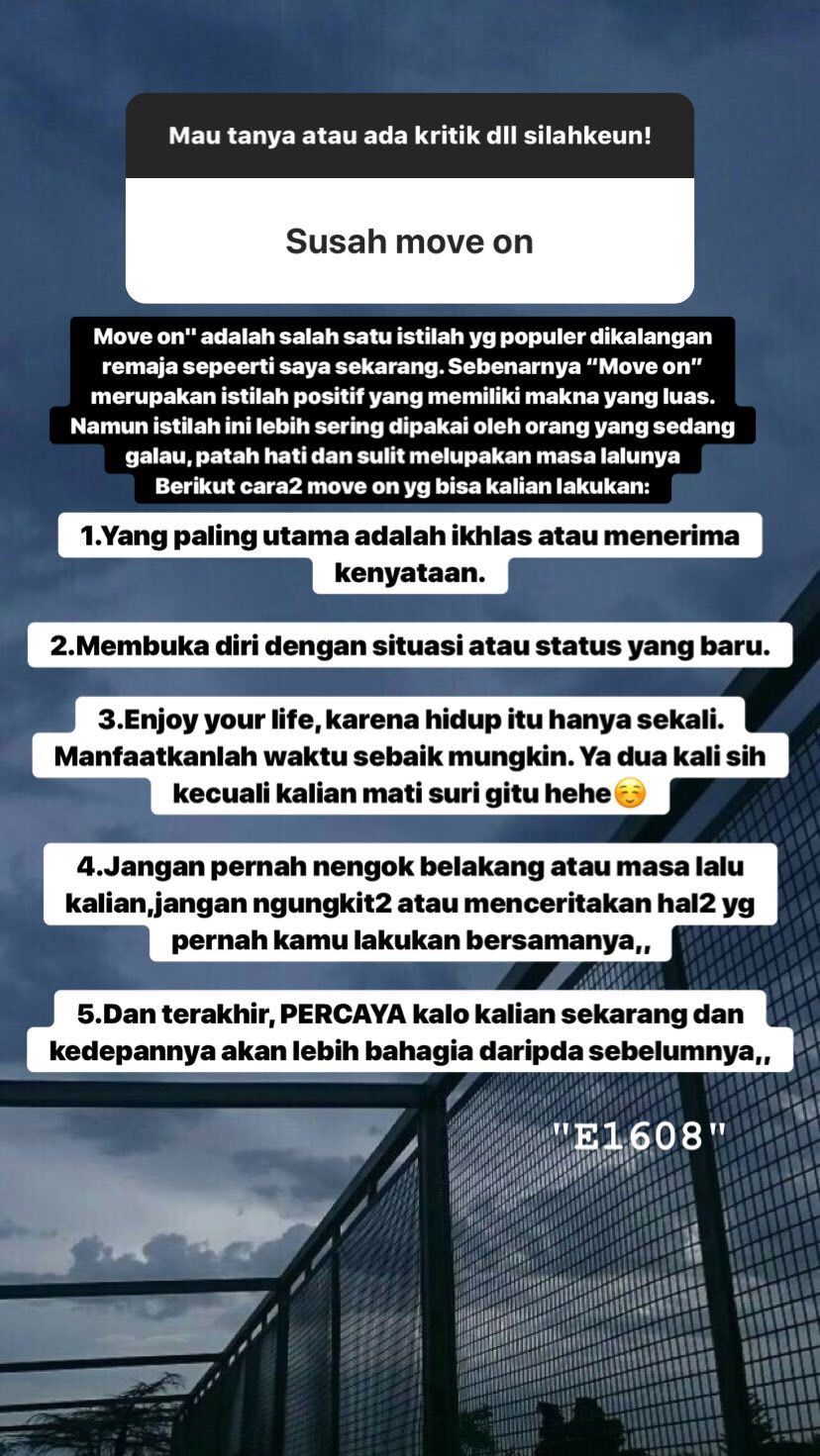 Quotes Move On Indonesia - KibrisPDR