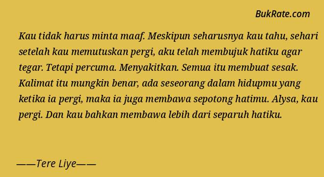 Detail Quotes Pergi Tere Liye Nomer 10