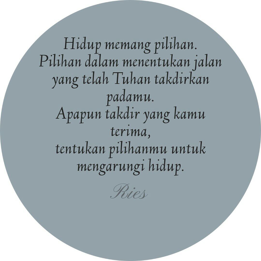 Detail Quotes Pilihan Hidup Nomer 31