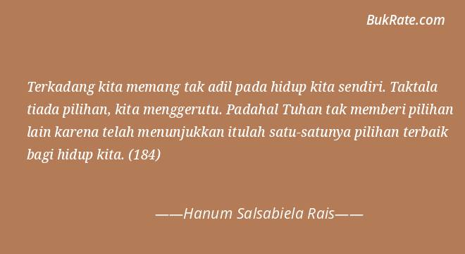 Detail Quotes Pilihan Hidup Nomer 45