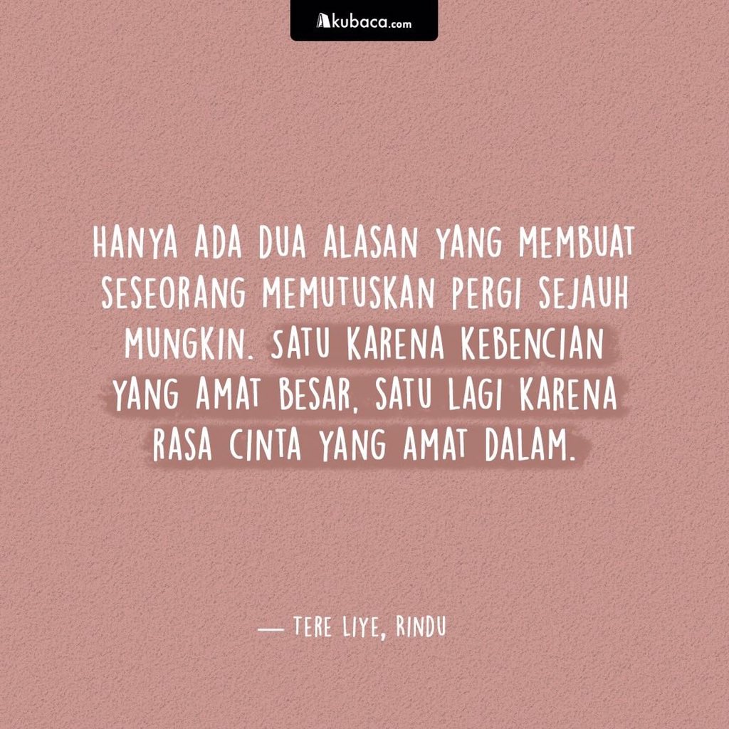 Detail Quotes Rindu Tere Liye Nomer 45