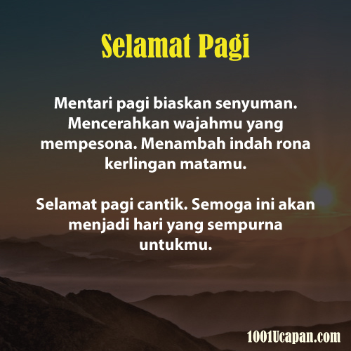 Detail Quotes Selamat Pagi Singkat Nomer 27