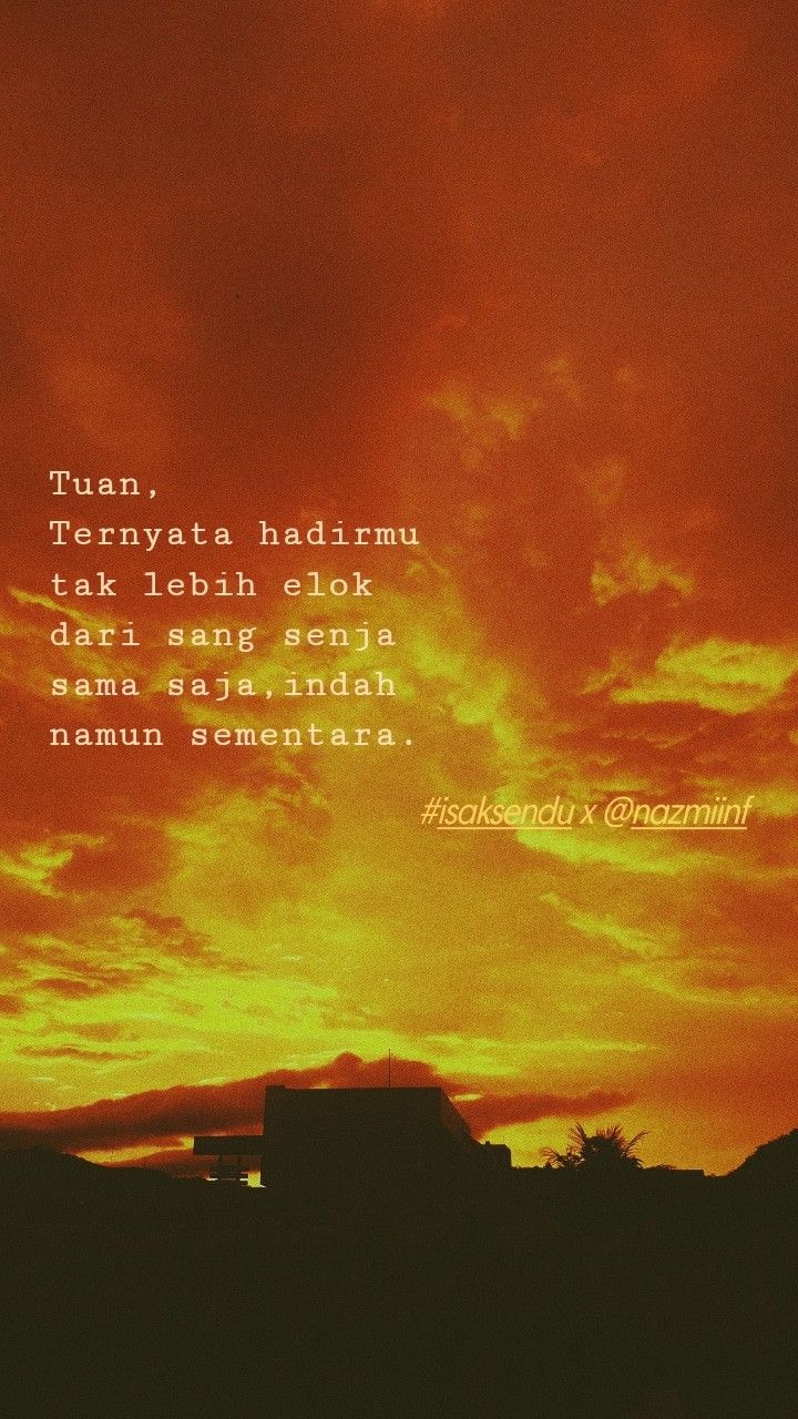 Detail Quotes Senja Dan Rindu Nomer 12