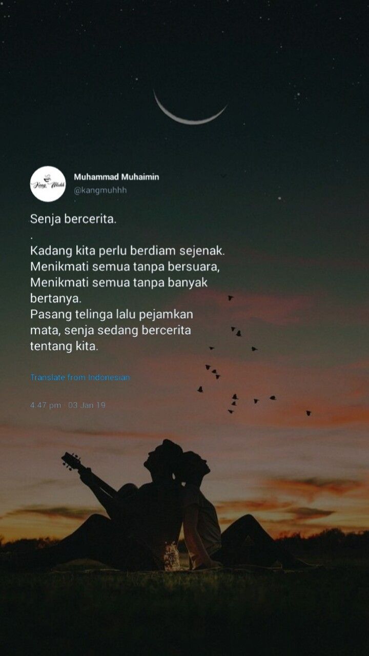 Detail Quotes Senja Dan Rindu Nomer 22