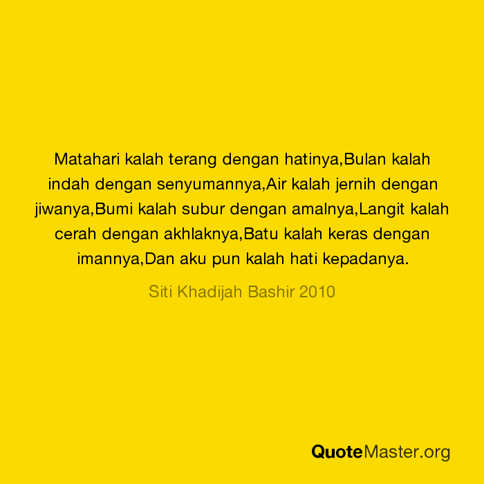 Detail Quotes Siti Khadijah Nomer 42