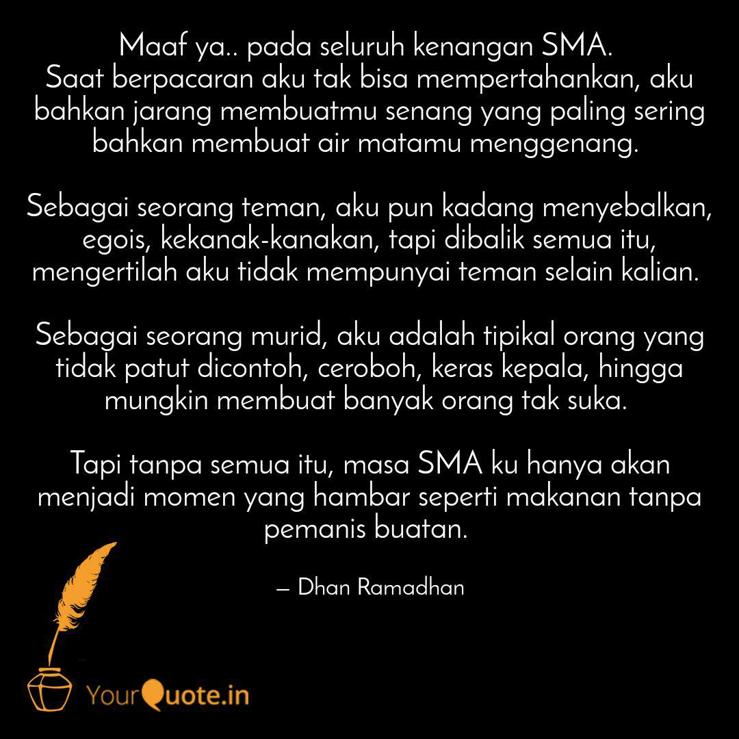 Detail Quotes Tentang Masa Sma Nomer 33