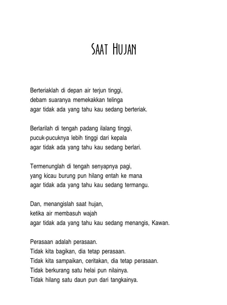 Detail Quotes Tere Liye Hujan Nomer 2