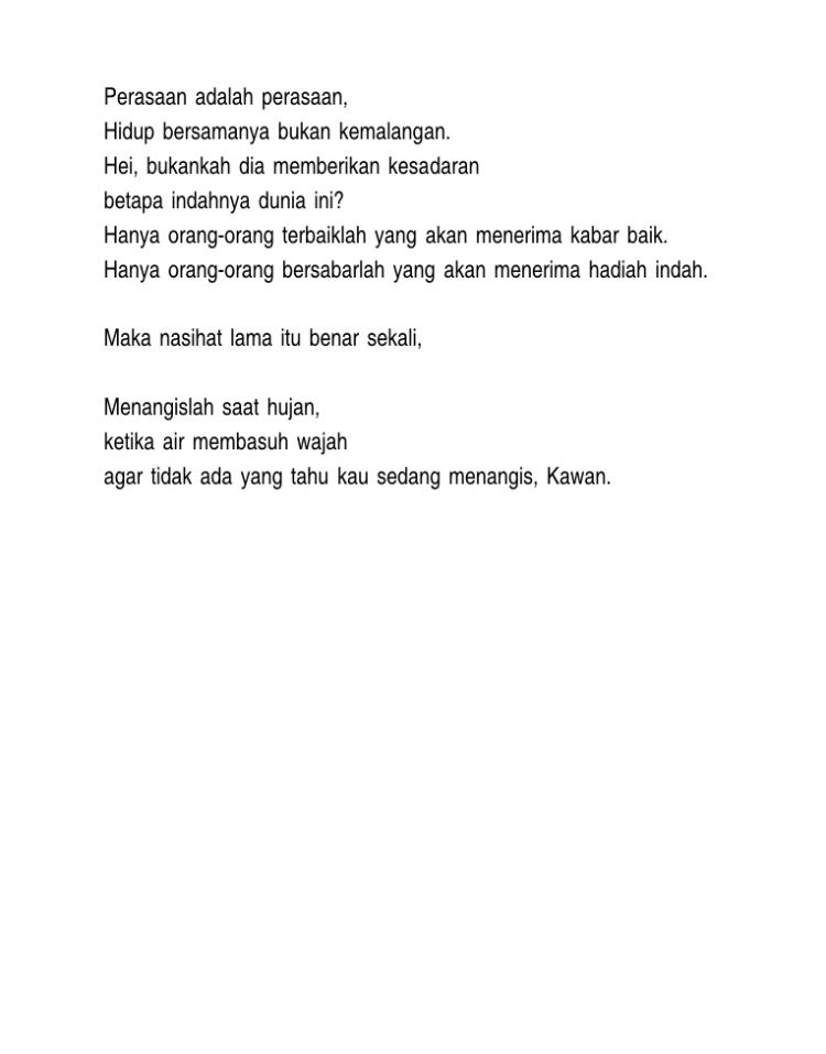 Detail Quotes Tere Liye Hujan Nomer 24