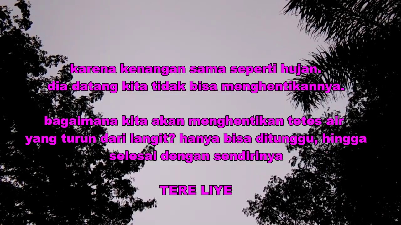 Detail Quotes Tere Liye Hujan Nomer 29