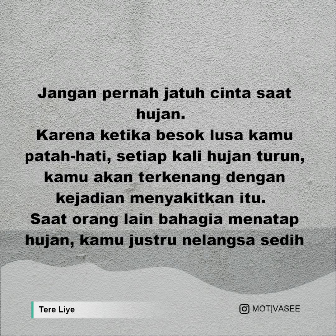 Detail Quotes Tere Liye Hujan Nomer 39