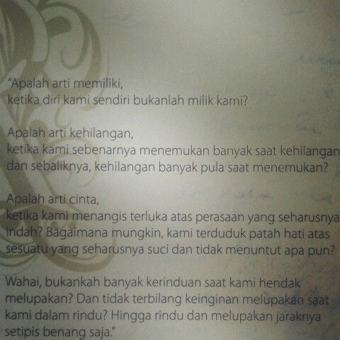 Detail Quotes Tere Liye Rindu Nomer 18