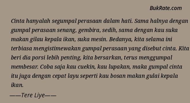 Detail Quotes Tere Liye Tentang Cinta Nomer 17