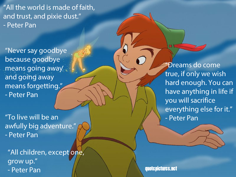 Detail Quotes Tinkerbell Peter Pan Nomer 15