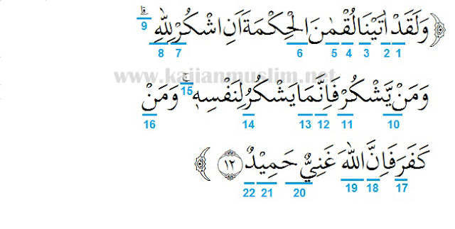 Detail Quran Surat Al Luqman Ayat 14 Nomer 49