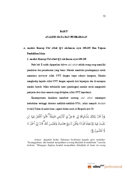 Detail Quran Surat Ali Imran 190 Nomer 40