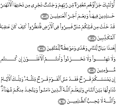 Detail Quran Surat Ali Imran Ayat 139 Nomer 20
