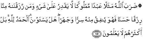Detail Quran Surat An Nahl Ayat 16 Nomer 20