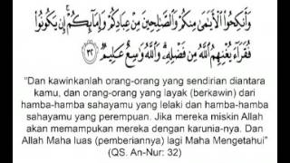 Detail Quran Surat An Nur Ayat 32 Nomer 12