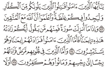 Detail Quran Surat At Taubah Ayat 122 Nomer 10