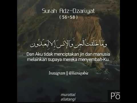 Detail Quran Surat Az Zariyat Ayat 58 Nomer 9