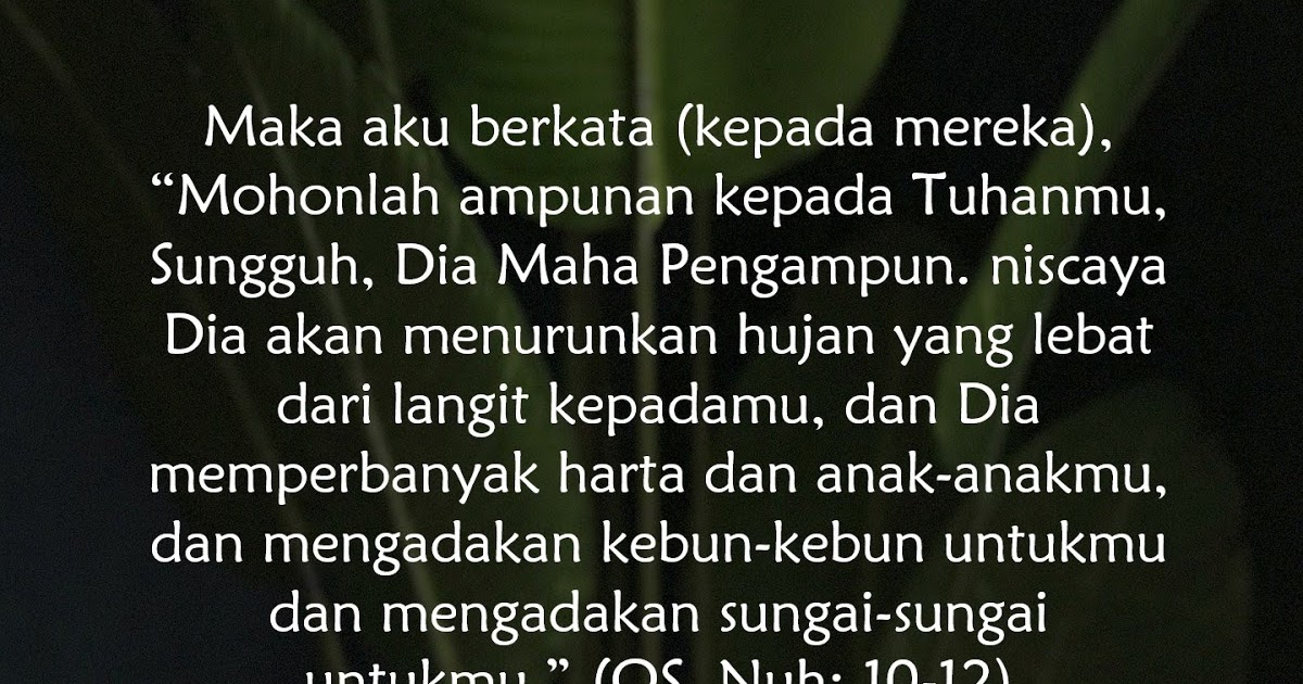 Detail Quran Surat Nuh Ayat 10 12 Nomer 2