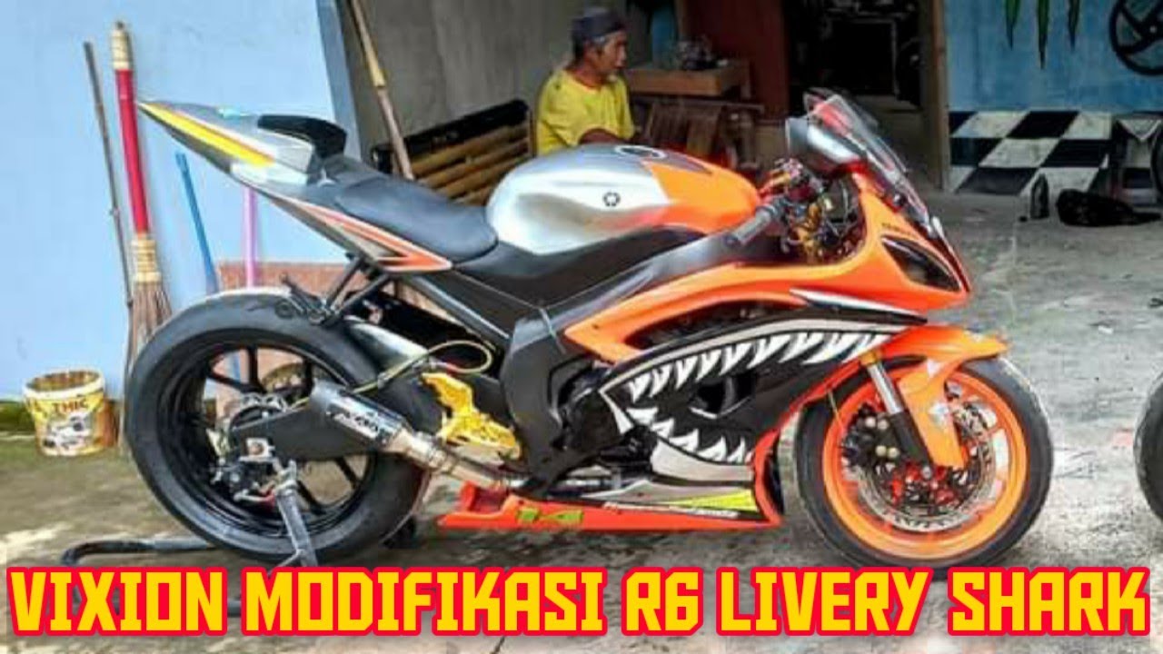 Detail R6 Modifikasi Nomer 37