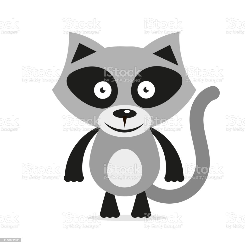 Detail Raccoon Black And White Clipart Nomer 42