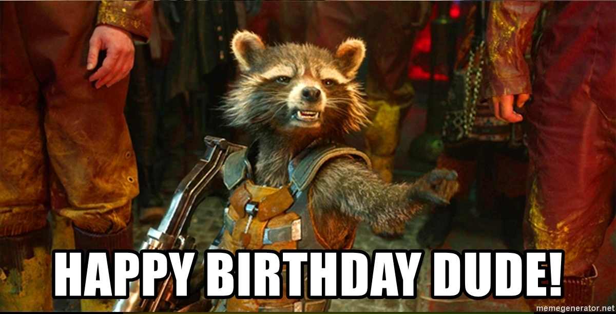 Detail Raccoon Happy Birthday Meme Nomer 24