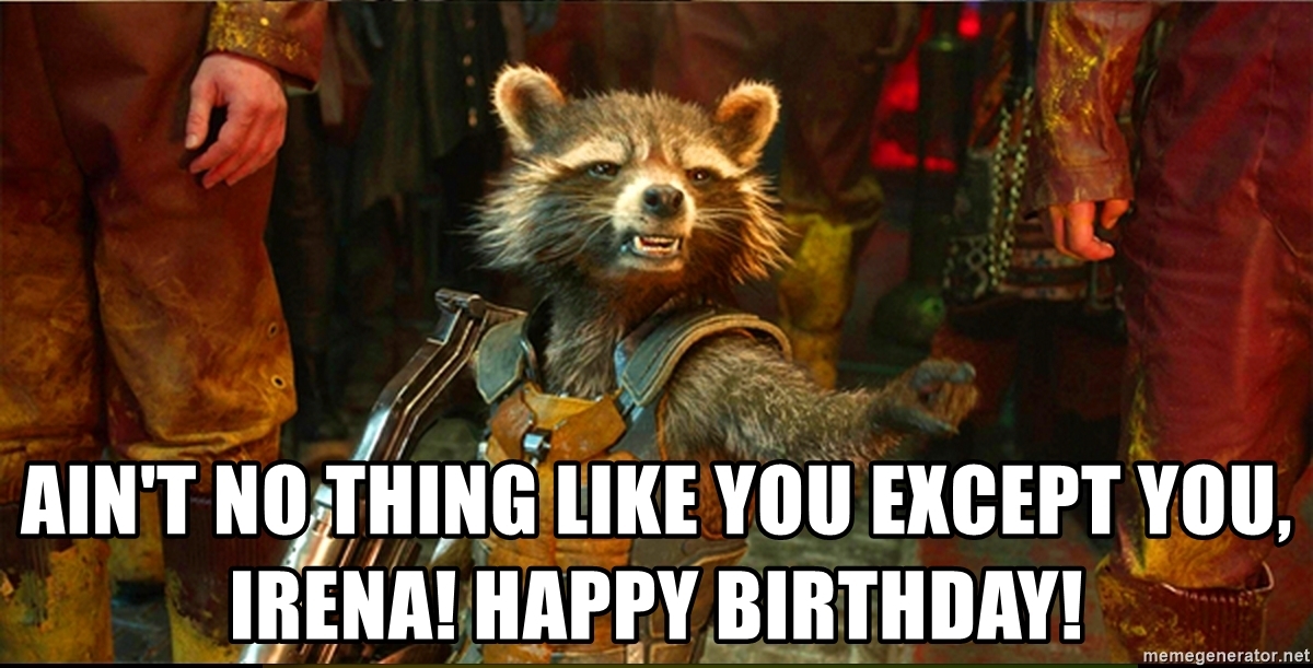 Detail Raccoon Happy Birthday Meme Nomer 33