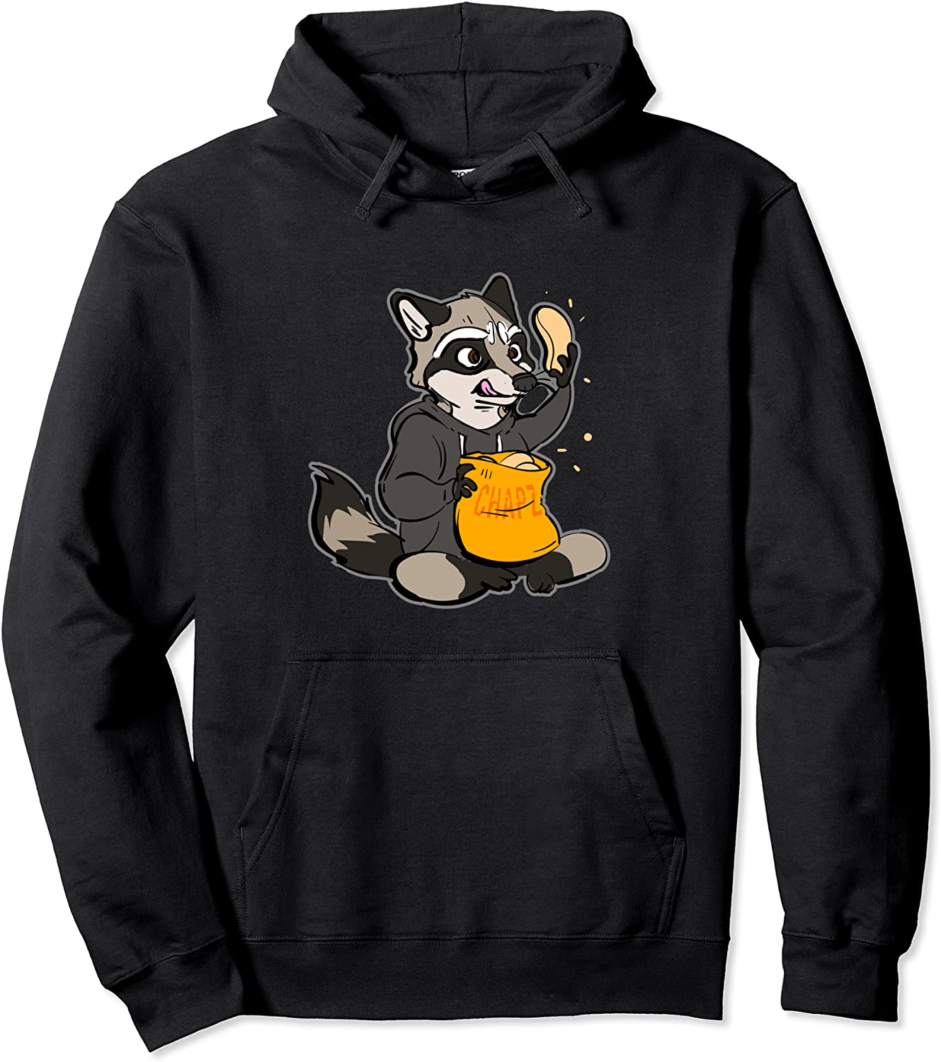 Detail Raccoon Hoodie With Ears Nomer 25