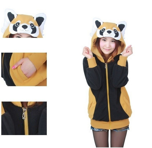 Detail Raccoon Hoodie With Ears Nomer 5