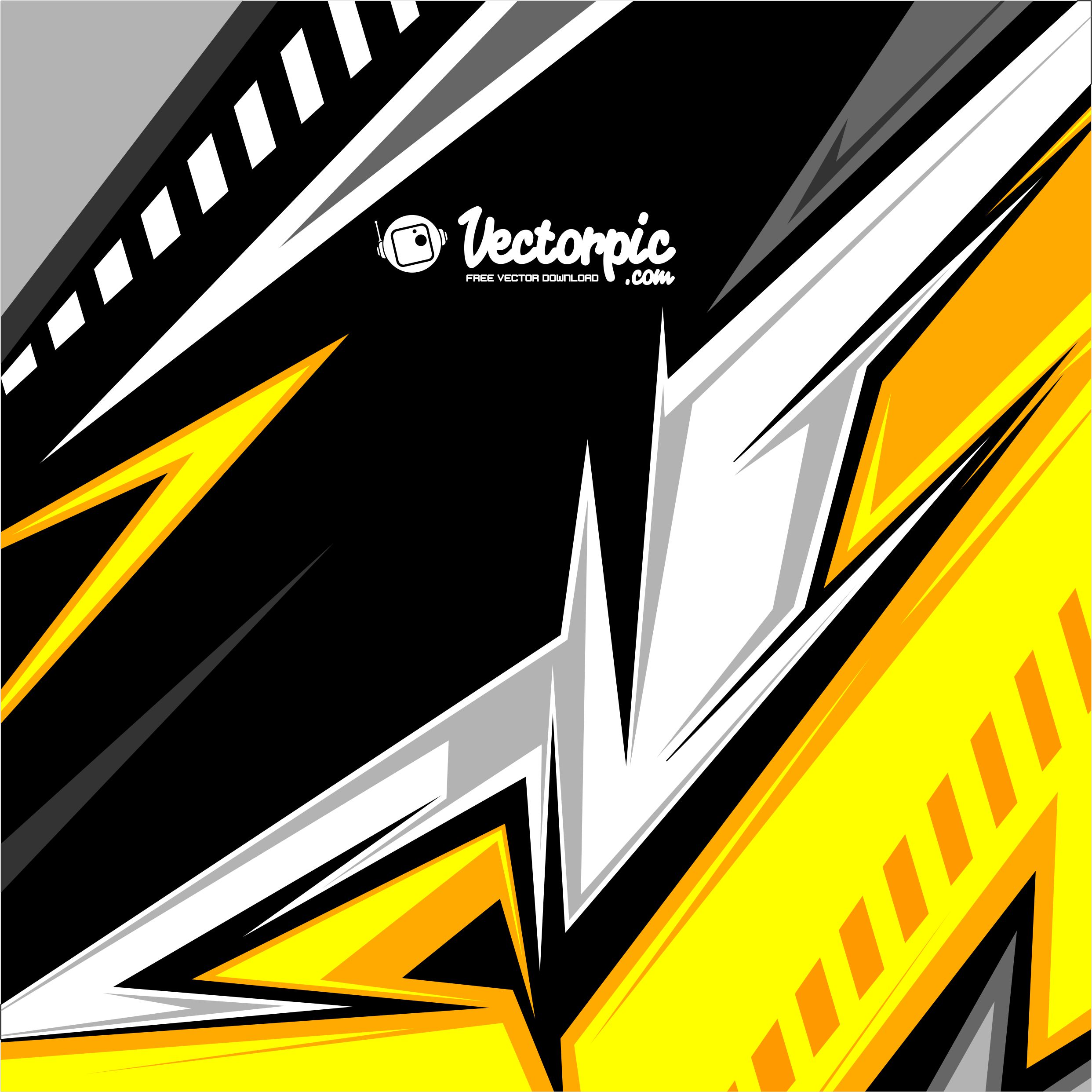 Detail Racing Stripes Vector Background Racing Nomer 6