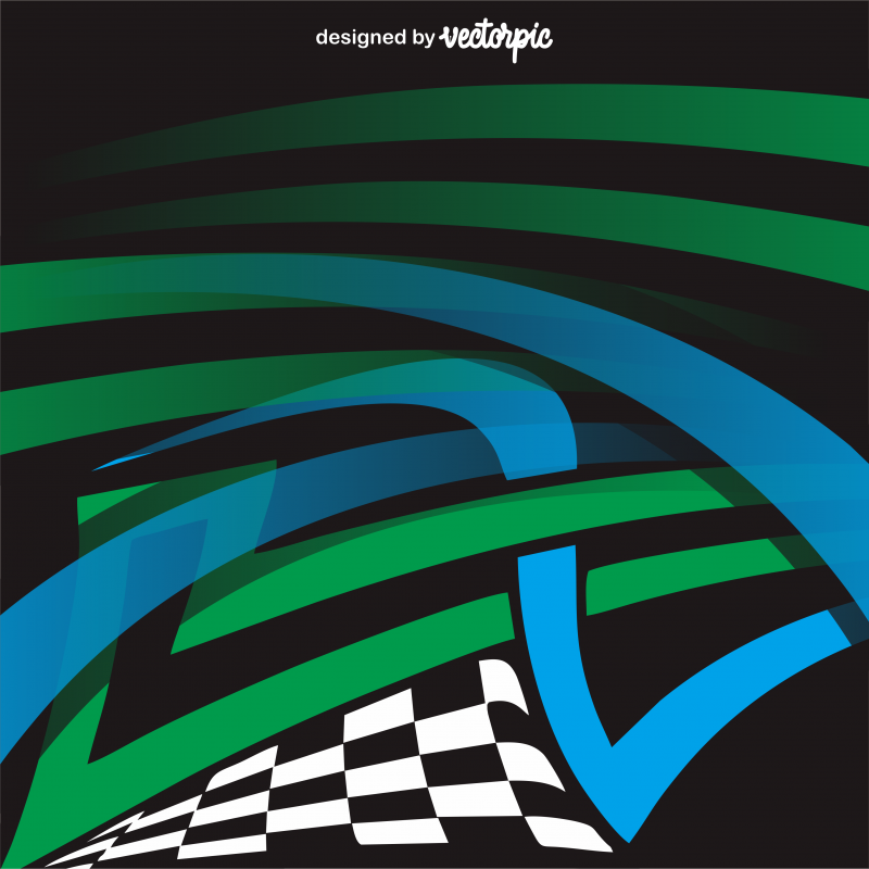 Detail Racing Stripes Vector Background Racing Nomer 52