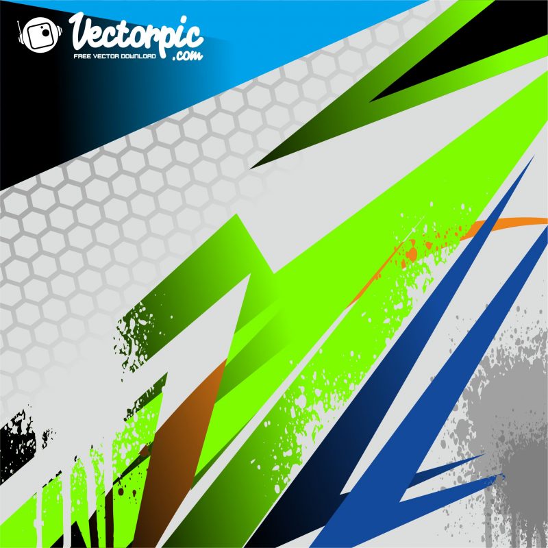 Detail Racing Stripes Vector Background Racing Nomer 9