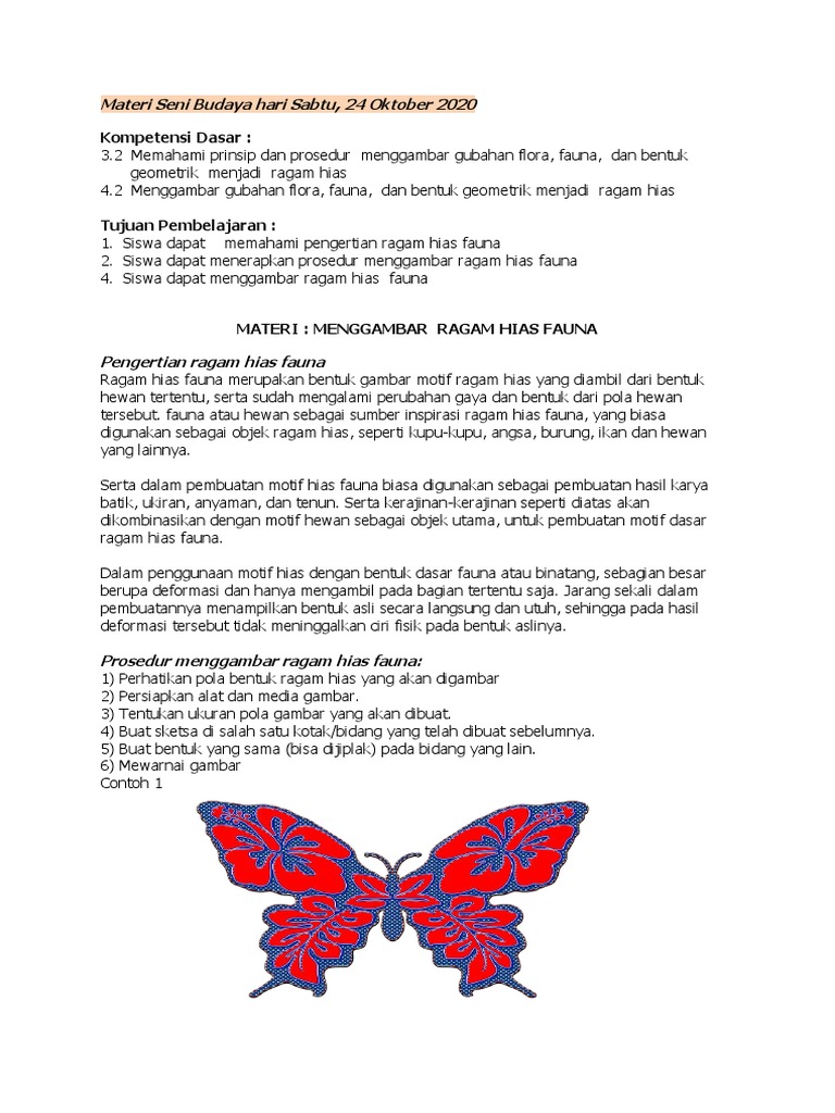 Detail Ragam Hias Fauna Kupu Kupu Nomer 41