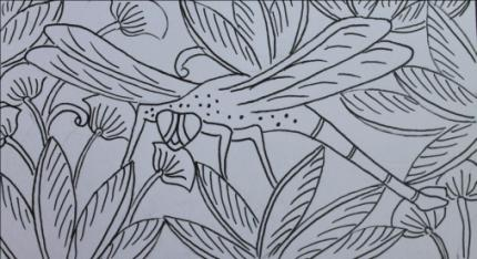 Detail Ragam Hias Non Geometris Nomer 19