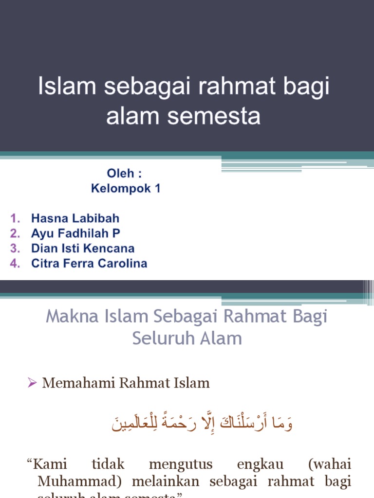 Detail Rahmat Islam Bagi Alam Semesta Ppt Nomer 6