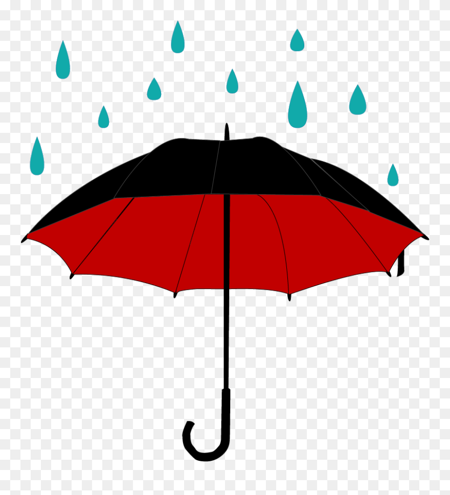 Detail Rain And Umbrella Clipart Nomer 10