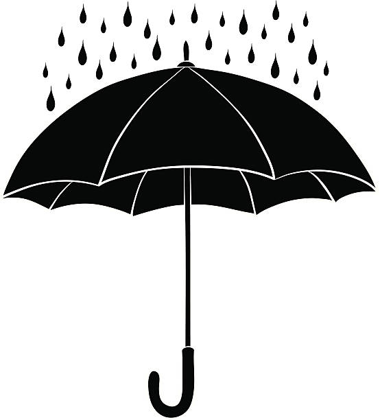 Detail Rain And Umbrella Clipart Nomer 16