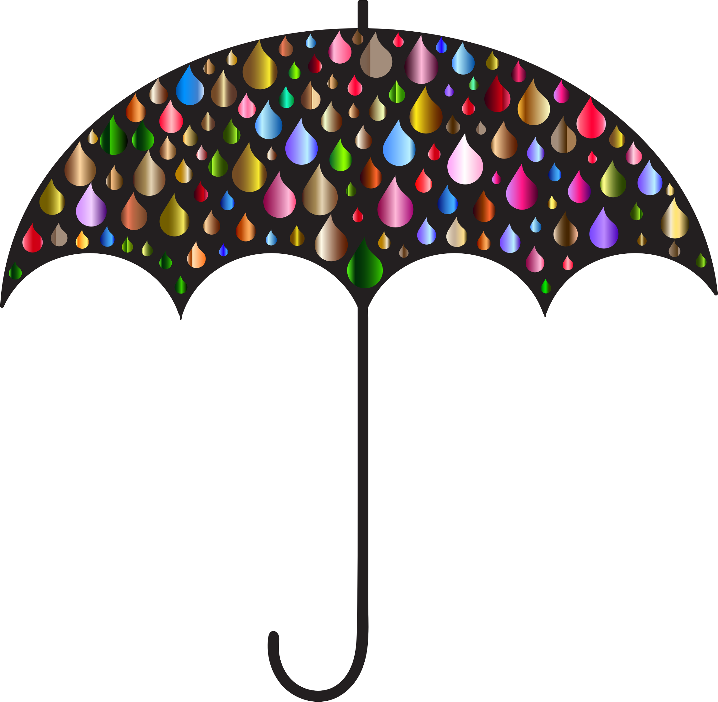 Detail Rain And Umbrella Clipart Nomer 45