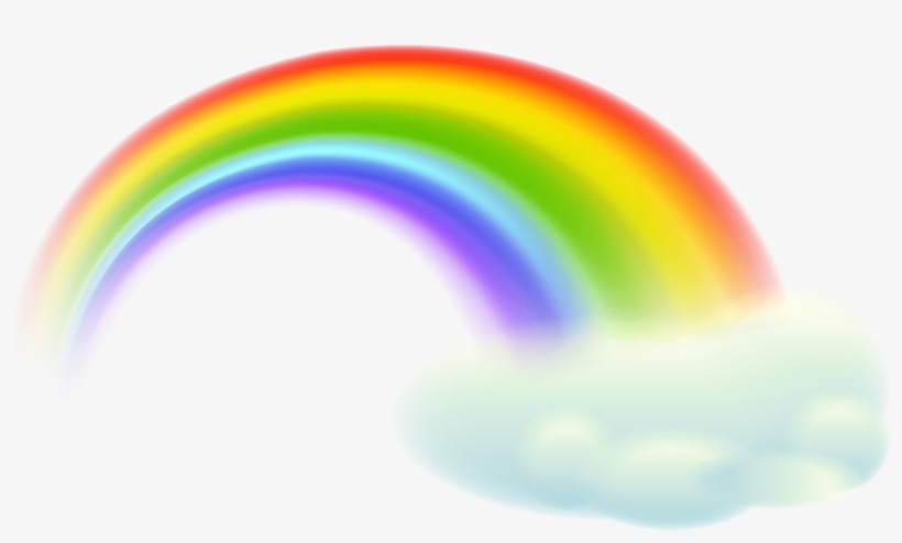 Detail Rainbow And Clouds Clipart Nomer 38