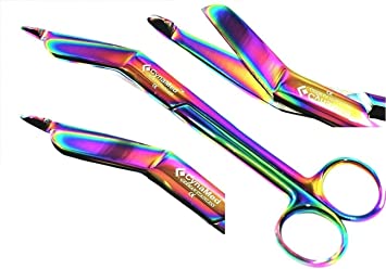 Detail Rainbow Bandage Scissors Nomer 36