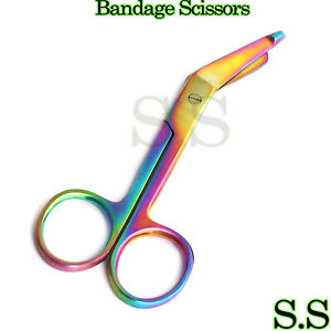 Detail Rainbow Bandage Scissors Nomer 40