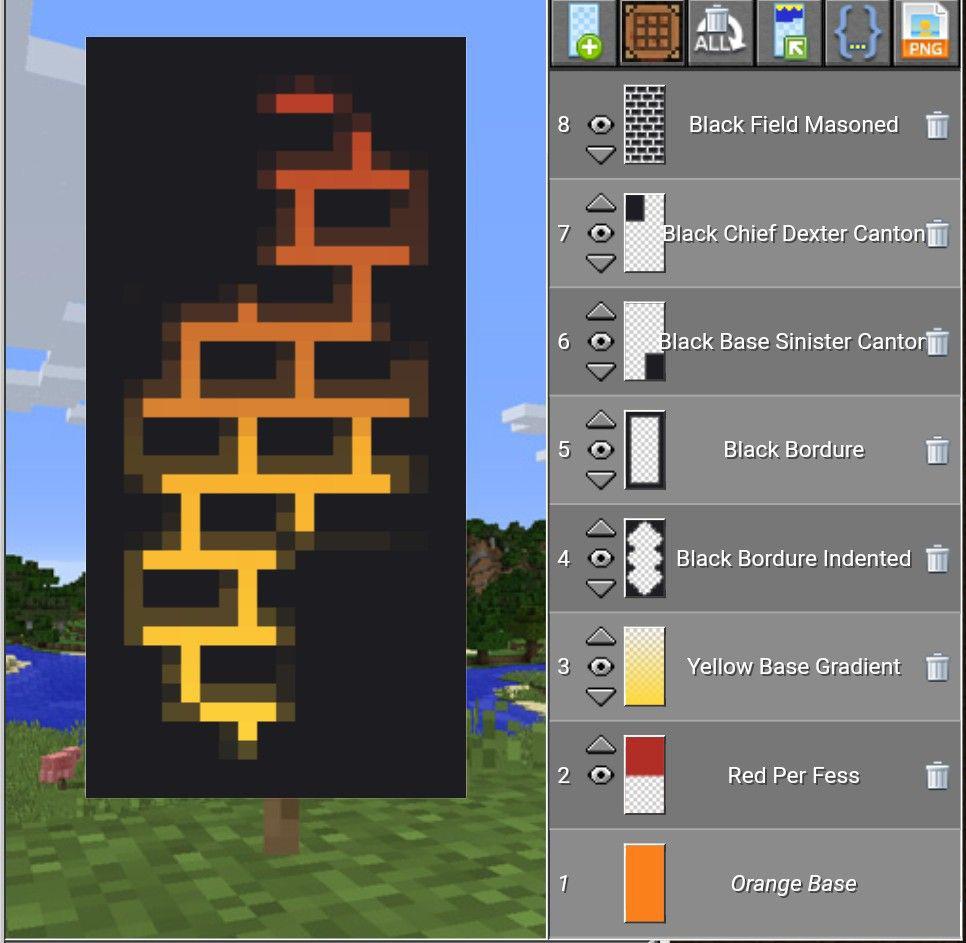 Detail Rainbow Brick Banner Minecraft Nomer 18