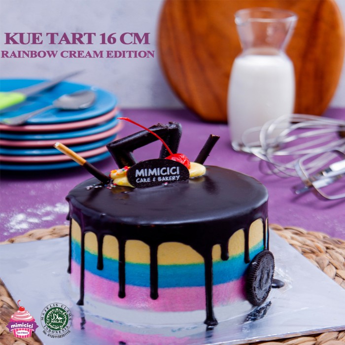 Detail Rainbow Cake Coklat Ulang Tahun Nomer 47