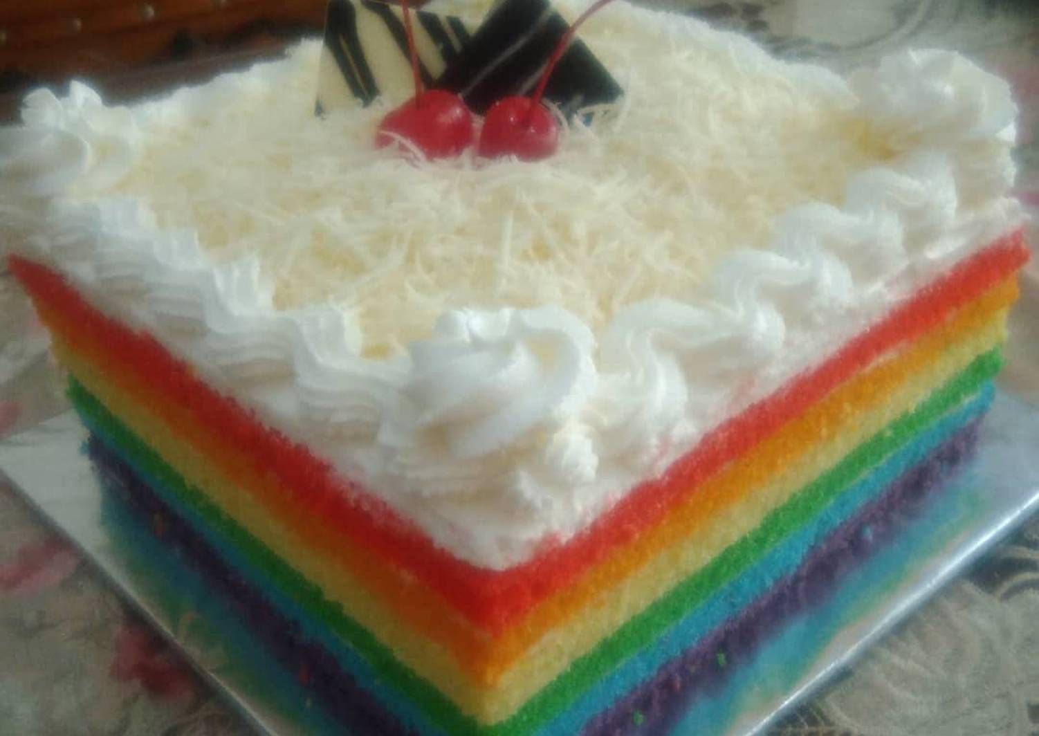 Detail Rainbow Cake Ulang Tahun Nomer 45